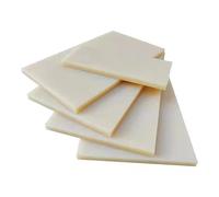 Beige ABS Plastic Sheet 200mm x 200mm - Durable Anti-Static Flame Retardant Board for DIY and Industrial Use 1pc(40mm)
