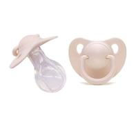 (beige) Adult Pacifier Comfortable Silicone Soothing Pacifier Soothes Anxiety And Stress Ergonomic Design Fit Anxious People