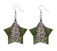 Beige Aesthetic Sage Wooden Earrings for Women, Vintage Elegant Wood Jewelry, Lightweight Earrings for Wedding, Party, Everyday Jewelry Gift, Star, Wood, wood