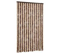 (beige and light brown, 118 x 220 cm) vidaXL Fly Curtain Door Curtain Fly Screen Fly Blind Insect Curtain Chenille