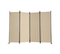 (Beige) Angel Living Room Dividers Screen 4 Panels