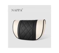 (Beige black) leather Car Seat Rest Cushion Headrest Car Neck Pillows For Mercedes