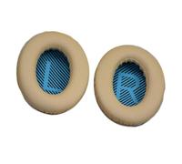 (Beige Blue) Compatible With Bose Quietcomfort Ear Cushions For Qc15 Qc25 Qc35 Ae2 Headphones Replacement Ear-pads Cushions 1 Pair