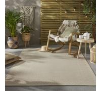 Beige Border Modern Polypropylene Easy To Clean Natural Area Rug The Rug Shop UK Beige 160cm x 230cm