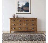 Beige Bordered Floral Rug For Bedroom, & Living Room, 7mm Thick Stain-Resistant Traditional Rug - 160Cm X 230Cm