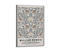 Beige Botanical William Morris Posters William Morris Prints Canvas Poster Wall Art Picture Prints Hanging Photo Decor Home Posters Artworks 16x24inch(40x60cm)