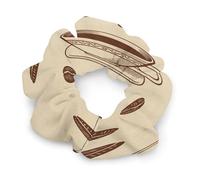 Beige Brown Scrunchies for Women No Damage Hair Ties Big Elastic Ponytail Holder Gentle On Hair Scrunchies Stylish Hair Accessories Soft Hair Bands Cute No-Crease Pony Tail