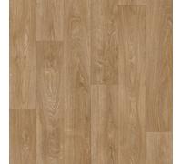 Beige Brown Wood Effect Flooring, Slip-Resistant Contract Commercial Vinyl Flooring With 2.0mm Thickness-2M(6'6") X 3M(9'9")-6M²