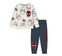 Beige Brushed Cotton Spiderman Suit - 3 Years | Male Cerdà