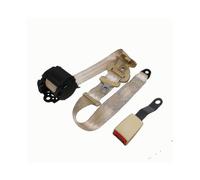 (Beige) Ce Certification Retractable 3 Point Car Seat Belt Universal Driver Safety Belt Auto Safetybelt Adjuster Shoulder Emergency Lock
