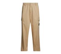 Beige Cotton Jeans & Pant - male - Calvin Klein - Straight Trousers - Beige - W38 L32 - Trousers W38 L32