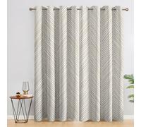Beige Curtains Blackout, 46x72 Inch 2 Panels - Modern Minimalist Natural Pattern Black Out Curtains, Home Decor, 72 Drop Eyelet Window Drapes for Bedroom, Living Room ZA279