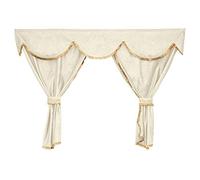 Beige curtains + decorations 7 piece set for ACTROS MP4 2011+ trucks BIG SPACE CAB
