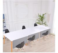 Beige Desk Privacy Divider - Soundproof Under-Table Shield for Students & Office, 120x40cm, Enhance Focus & Reduce Noise in Workspaces