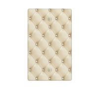 Beige Diamond Pattern Single Toggle Blank Wall Plate Light Switch Cover Decorative 1 Gang for Kitchen Room Bathroom Size 11.4x7cm
