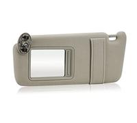 Beige Driver Left Side Sun Visor Replacement Compatible with 2007 2008 2009 2010 2011 Toyota Camry Without Sunroof Replace 74320-06780-B0, 74320-33B81-B0