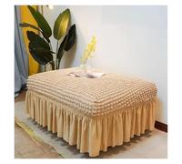 Beige Elastic Stretch Sofa & Chair Slipcover NonSlip Polyester Fur Protector for Living Room Bedroom HotelsSmall Size Stylish & Easy Care