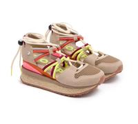 Beige Espadrille Wedge Sneakers for Women Tulare, Beige, 4 UK