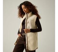 Beige female 12 Regatta Women's Frankie Borg Longline Bodywarmer Beige, Size: 12