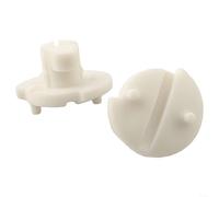 Beige Fridge Vent Closing Clip for Dometic for Caravan for Motorhome DS295176600 ABS Material Easy Install 2 Pack