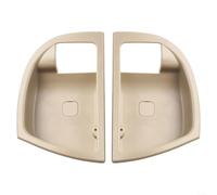 Beige Front Interior Door Handle Cover Trim For Hyundai Santa Fe 2007 Through 2012 Models Left Right Pair Abs Material For Easy Clip On Replacement Parts Set