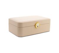 Beige Jewel Box With Lift Out Tray - P55175
