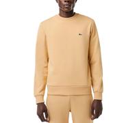 (Beige, L) Lacoste Mens Fleece Sweatshirt Knitted Jumper