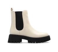 Beige Leather Ankle Boots - female - Michael Kors - Chelsea Boots - Beige - 7 UK - Shoes 7 UK