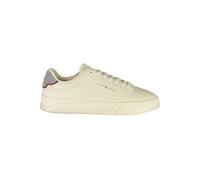 Beige Leather Men Sneaker - male - Tommy Hilfiger - Sneakers - Beige - 6 UK - Shoes 6 UK