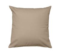 Homescapes Linen Cushion Cover in Beige | Size: 45 cm x 45 cm Homescapes Beige 45 cm x 45 cm