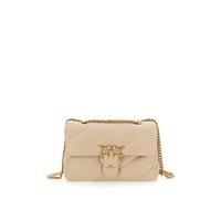 Beige Love Puff Classic Bag- female- PINKO- Shoulder Bags- Beige- ONE SIZE- Bags ONE SIZE