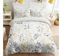 Beige Luxury Duvet Cover Sets Flowers Leaves Lines Soft, Fluffy, Breathable Delicate Realistic Minimalist Bedding Elegant Scandinavian Duvet Cover 200 x 200 cm for Female