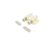 Beige Magnetic Catch for Providing Secure Closure and Easy Opening of Cupboard and Wardrobe Doors - 66.5mm x 34mm x 19mm - Pack of 100