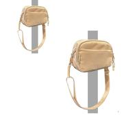 Beige Magnetic Crossbody Gym Bag, Travel Fanny Pack, Belt Bag | Small Black Sling for Men and Women, Anti-Theft Shoulder Pouch with Magnetic Attachment | Keeps Items Off Dirty Gym Floors, Beige