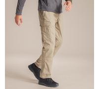 Beige male 42S Craghoppers Expert Men's Kiwi Tailored Trousers Beige, Size: 42S