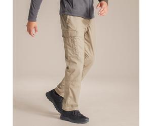 Beige male 42S Craghoppers Expert Men's Kiwi Tailored Trousers Beige, Size: 42S