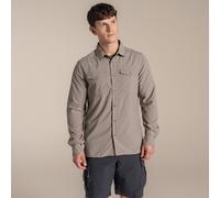 Beige male L Craghoppers Men's NosiLife Loukkos Long Sleeved Shirt Beige, Size: L