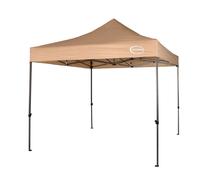(Beige) MAXIMUS® Heavy Duty Gazebo 3m x 3m Gazebo Market Stall Pop Up Tent Without Side panels