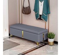 Beige Modern Faux Leather Shoe Storage Bench with Lift Top Upholstered Seating for Entryway or Living Room 60x40x42 cmStylish & Functional Organizer