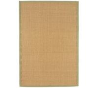 Beige Natural Modern Plain Easy To Clean Bordered Plain Rug For Dining Room Bedroom And Living Room-200Cm X 300Cm