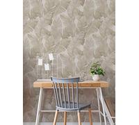 Marburg Beige Nature Wallpaper Floral Leaves Plant Leaf for Bedroom Living Room or Kitchen Made in Germany 10,05 x 0,53m Avalon 31625
