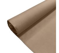 Beige Plain Polycotton Fabric Dress Craft Poly Cotton Material | 3 Metre (300cm x 112cm) | Soft Poly Cotton for Sewing, Dressmaking, Crafts, Bunting & Lining