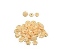 Beige Plastic Snap Button Size 20 100Sets Sew On Plastic Snap Fasteners for Clothing Glossy T5 Round -B53
