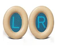 (Beige) Professional Earpads Cushions for Bose Headphones, Replacement Ear Pads for Bose QuietComfort 15 QC15 QC25 QC2 QC35/Ae2 Ae2i Ae2w