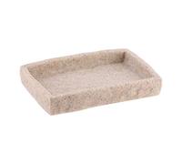 Beige Resin Soap Dish Stone Look TENDANCE