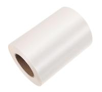 Beige Satin Wide Ribbon 4 Inch Non-fray Ribbon for Wedding Bouquet Sash | Smooth Satin Surface with Luxurious Polyester Finish, Versatile for Ceremonies, for Event Planners and Craft Makers