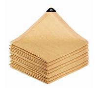 Beige Shade Cloth 85% Sun Protection Netting for Garden Greenhouses PatiosSizes: 2x5m 2x6m 3x3m 3x4m 3x5m 3x10m (9.8'x32.8') Ideal for Tomatoes Barns & Plant Care