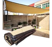 Beige Shade Cloth for Plants - 90% UV, Rectangular Sunshade Sail, Grommeted Garden Canopy, Ideal for Greenhouses & Pergolas, 1.5x6m (4.9x19.7ft)