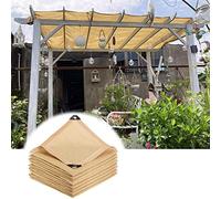 Beige Shade Netting for Garden 90% Sun Protection Various Sizes 1x2m to 4x8m Durable Shade Cloth with Grommets Outdoor Canopy Cover UV Block Sun Sail