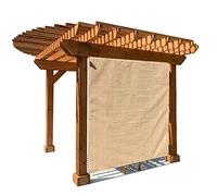 Beige Shade Netting - UV-Resistant Sunblock Mesh for Outdoor Use 180GSM with Grommets on 4 Sides Custom (5x7m / 16.4x23ft) for Patio Pergola Gazebo